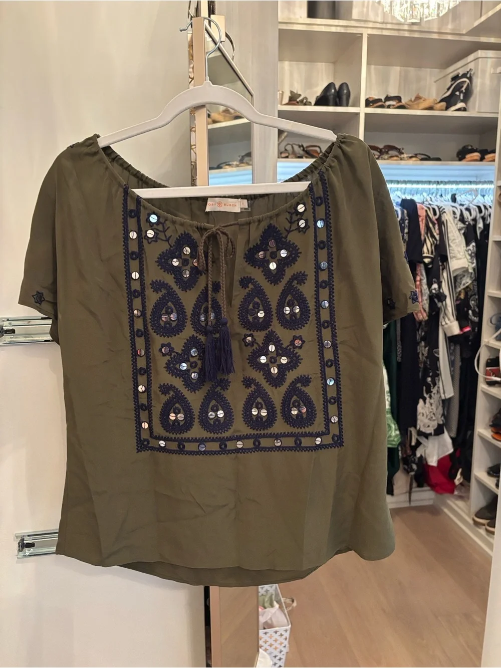 Tory Burch casual olive